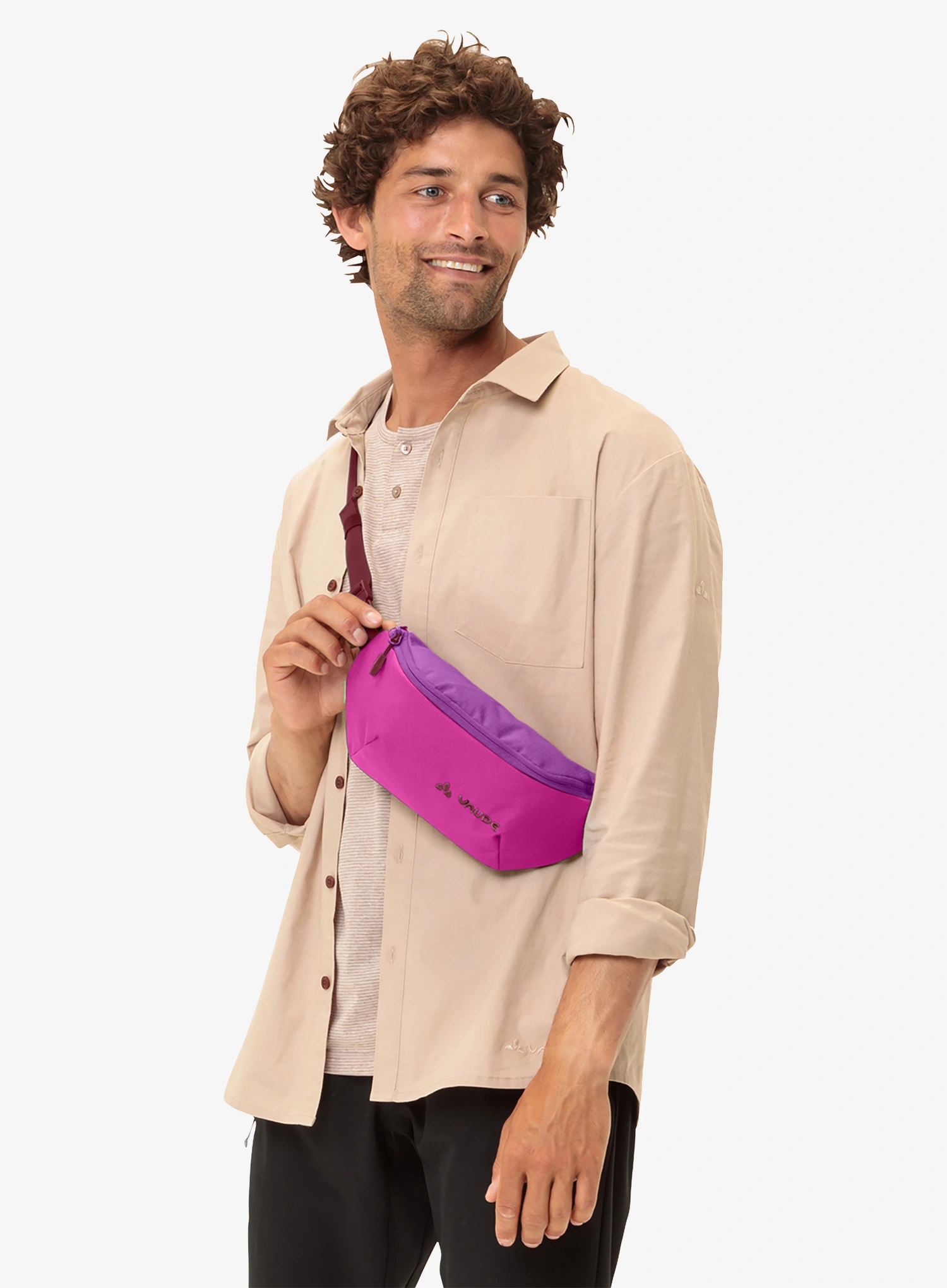 Torbica za okoli pasu Vaude WegaMove - pink orchid