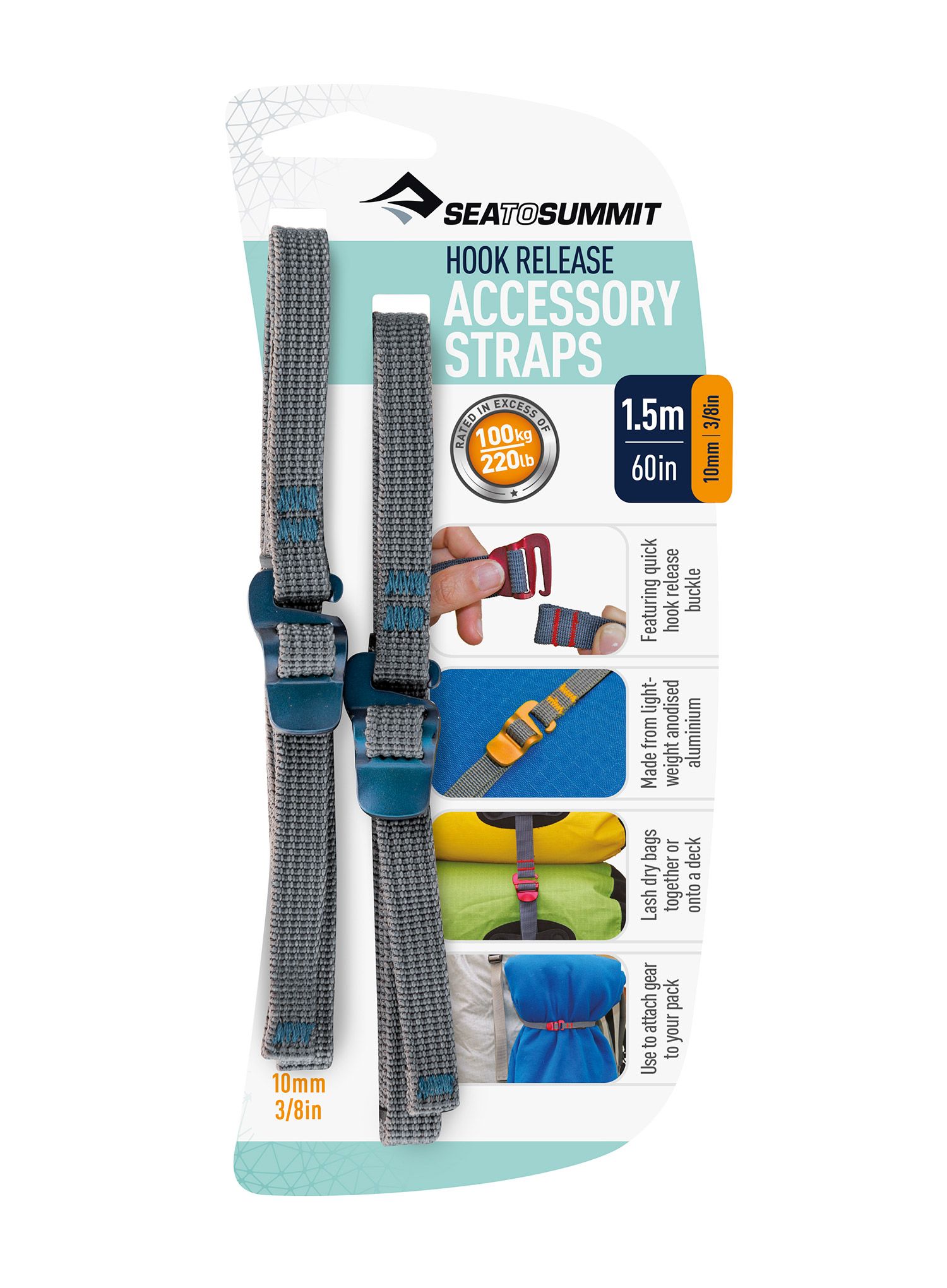 Vezice Sea To Summit Accesory Straps 10 mm / 1.5 m