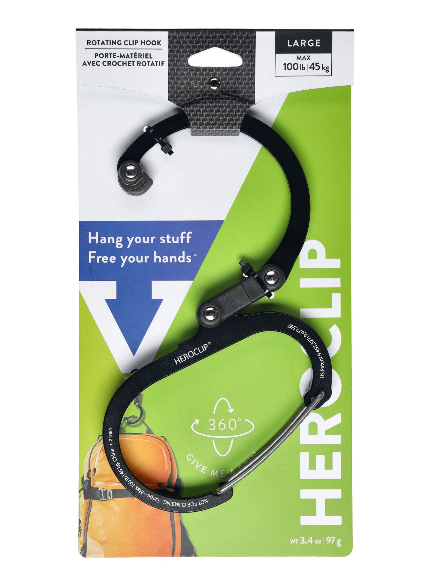 Nosilec Gear Aid HeroClip L