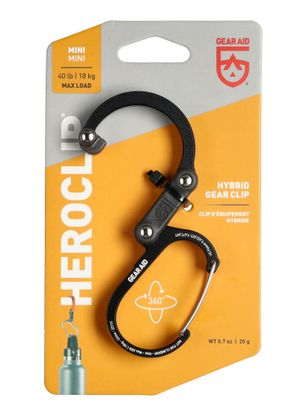 Nosilec Gear Aid Heroclip Mini - stealth black