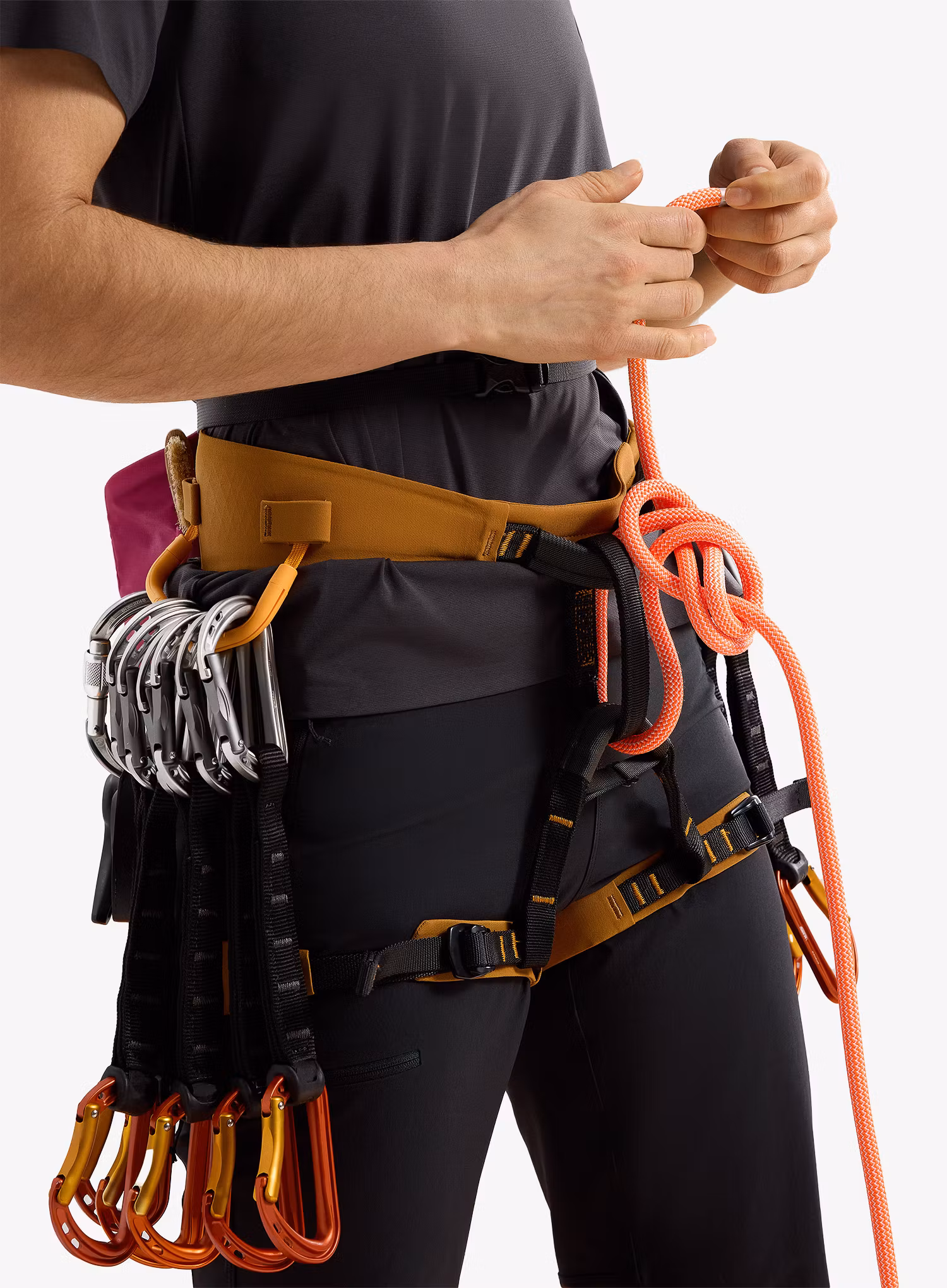 Ženski plezalni pas Arcteryx AR-385a Harness - yukon/amaranthus/edziza