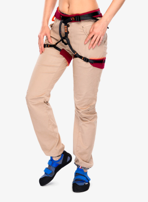 Ženski plezalni pas Mammut Togir 2.0 3 Slide Harness - blood red