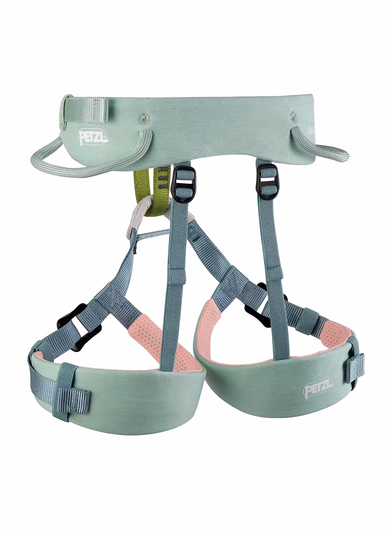 Otroški plezalni pas Petzl Macchu - green