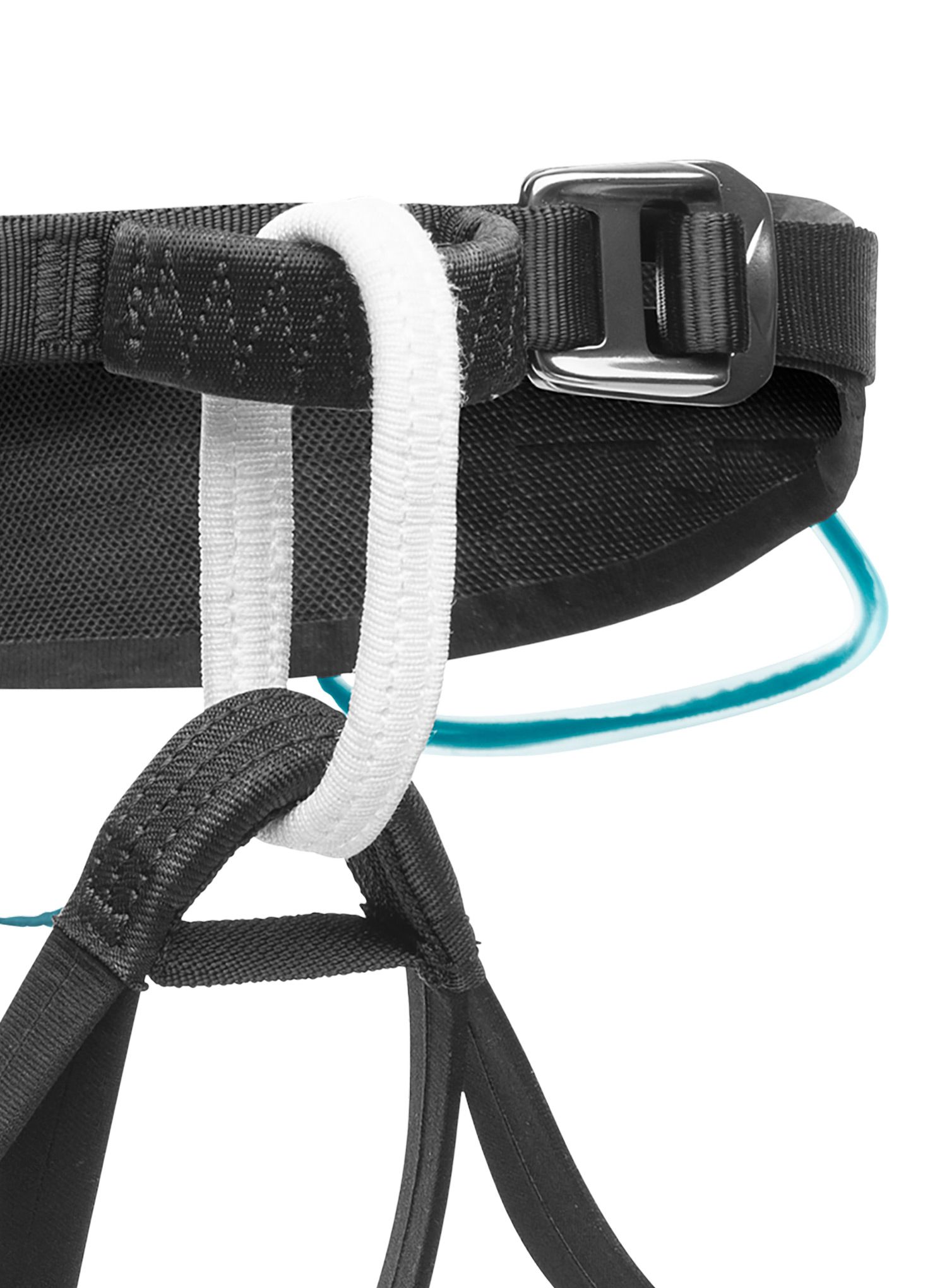 Plezalni pas Black Diamond Airnet Harness - black/aqua verde