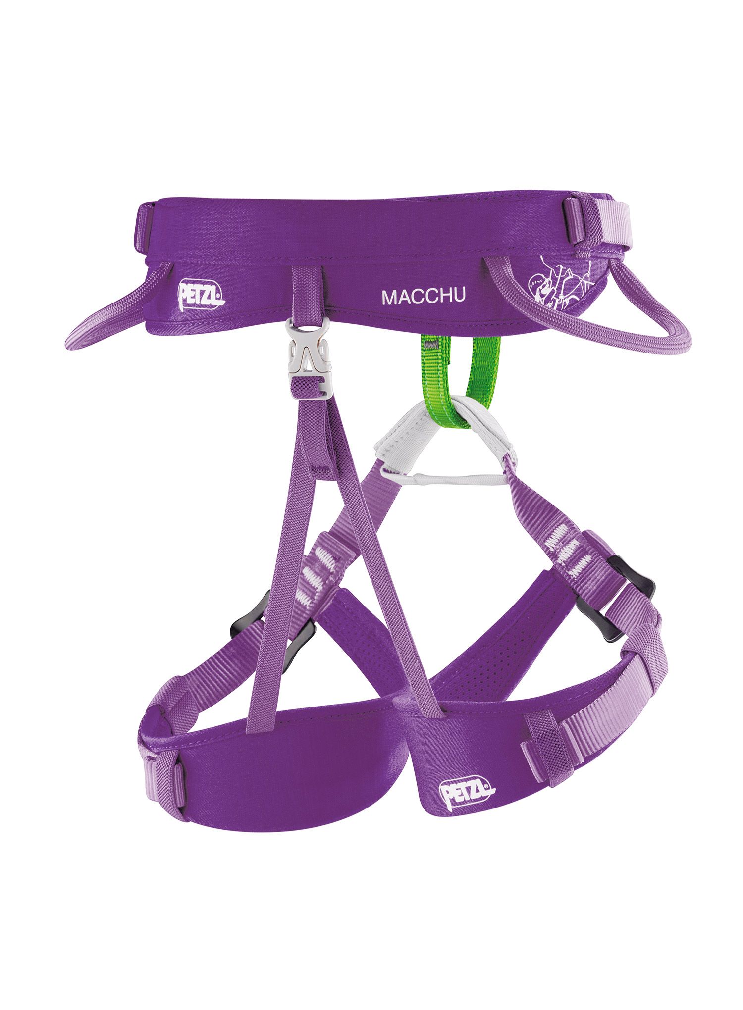 Otroški plezalni pas Petzl Macchu - purple