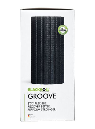Valjček za masažo Blackroll Groove Standard - black