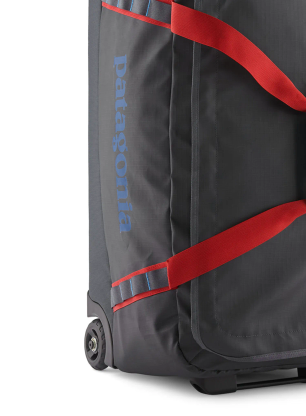 Kovček Patagonia Black Hole Wheeled Duffel 70L - smolder blue/amanita red