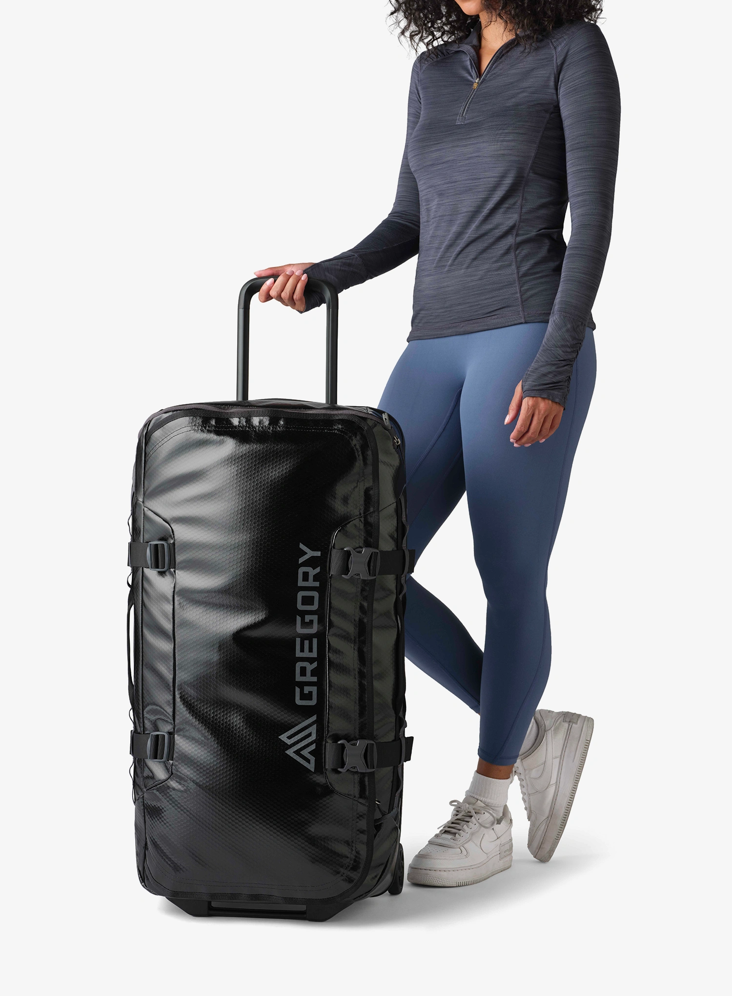 Potovalni kovček Gregory Alpaca Wheeled Duffel 100 l - obsidian black