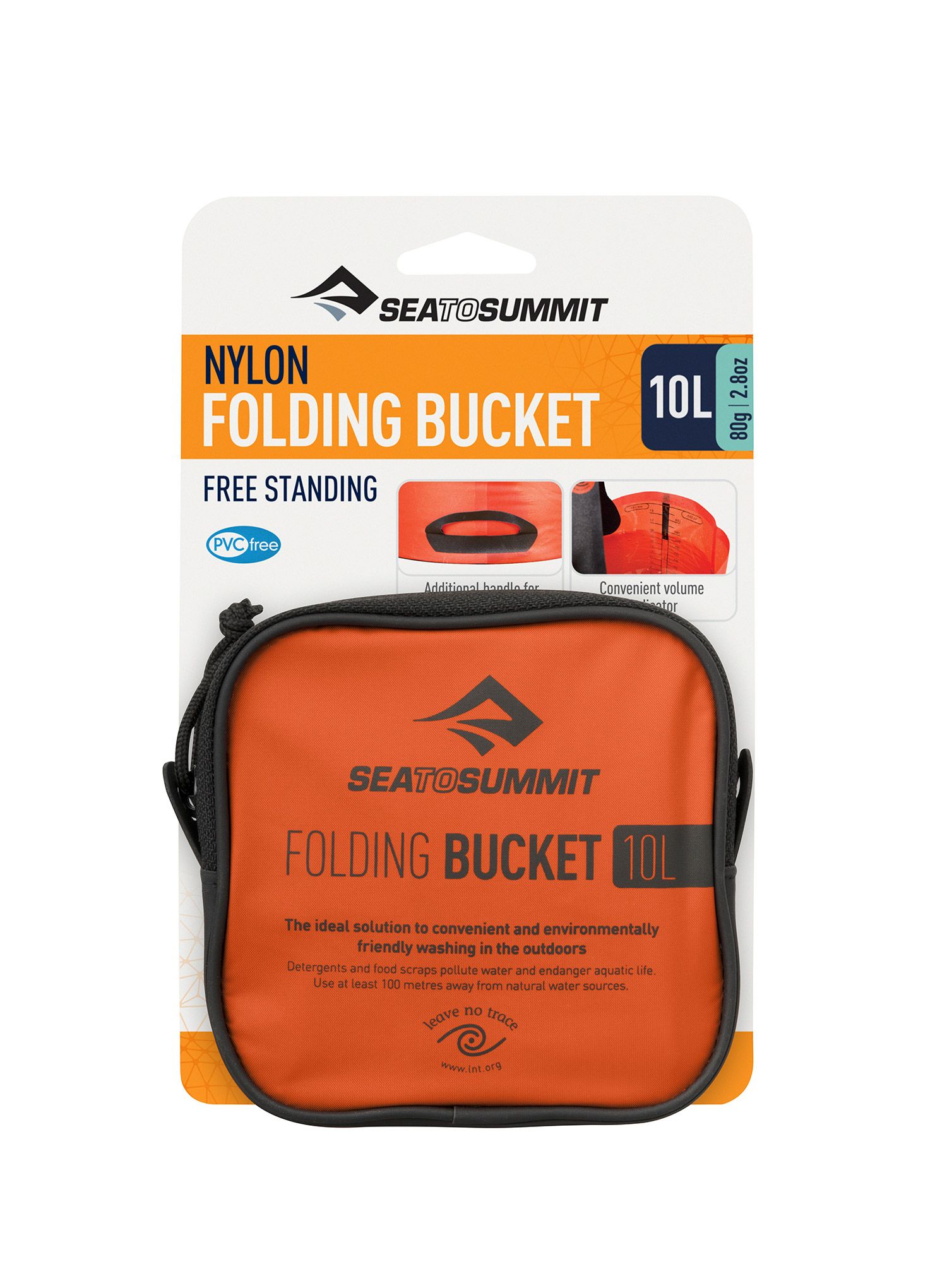 Vedro Sea To Summit Folding Bucket 10 L - red