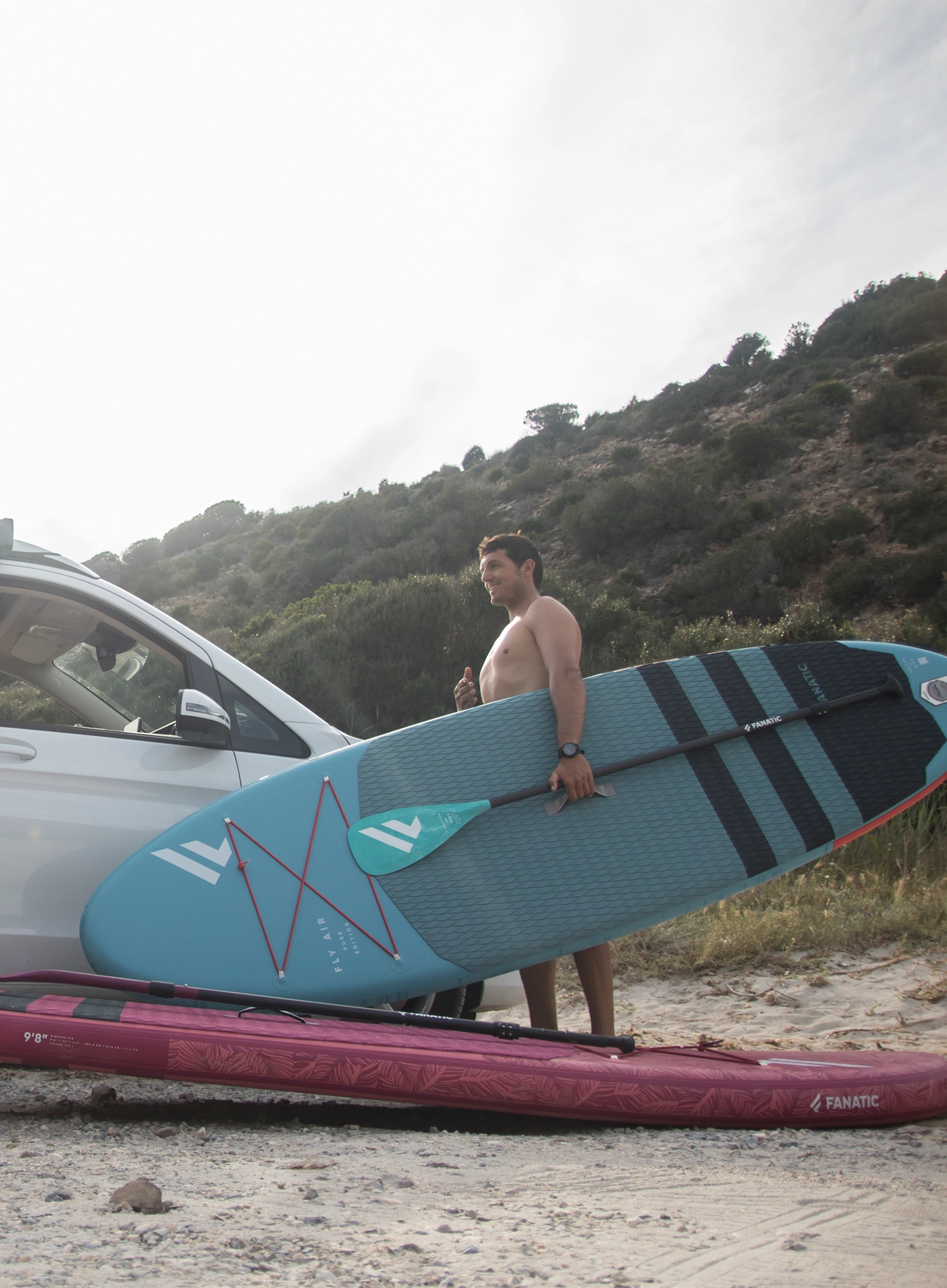 SUP veslo Fanatic Carbon 25 Adjust