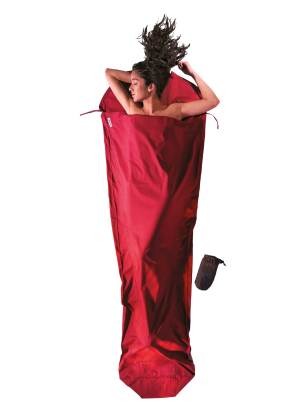 Vložek za spalno vrečo Cocoon MummyLiner - Cotton - monks red