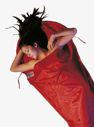 Vložek za spalno vrečo Cocoon MummyLiner - Silk/Cotton - monks red
