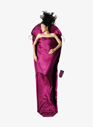 Vložek za spalno vrečo Cocoon MummyLiner - Silk - mulberry red