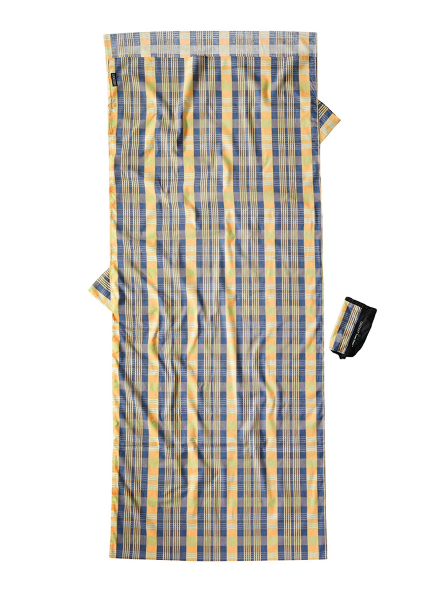Vložek za spalno vrečo Cocoon TravelSheet - Cotton - travel checks