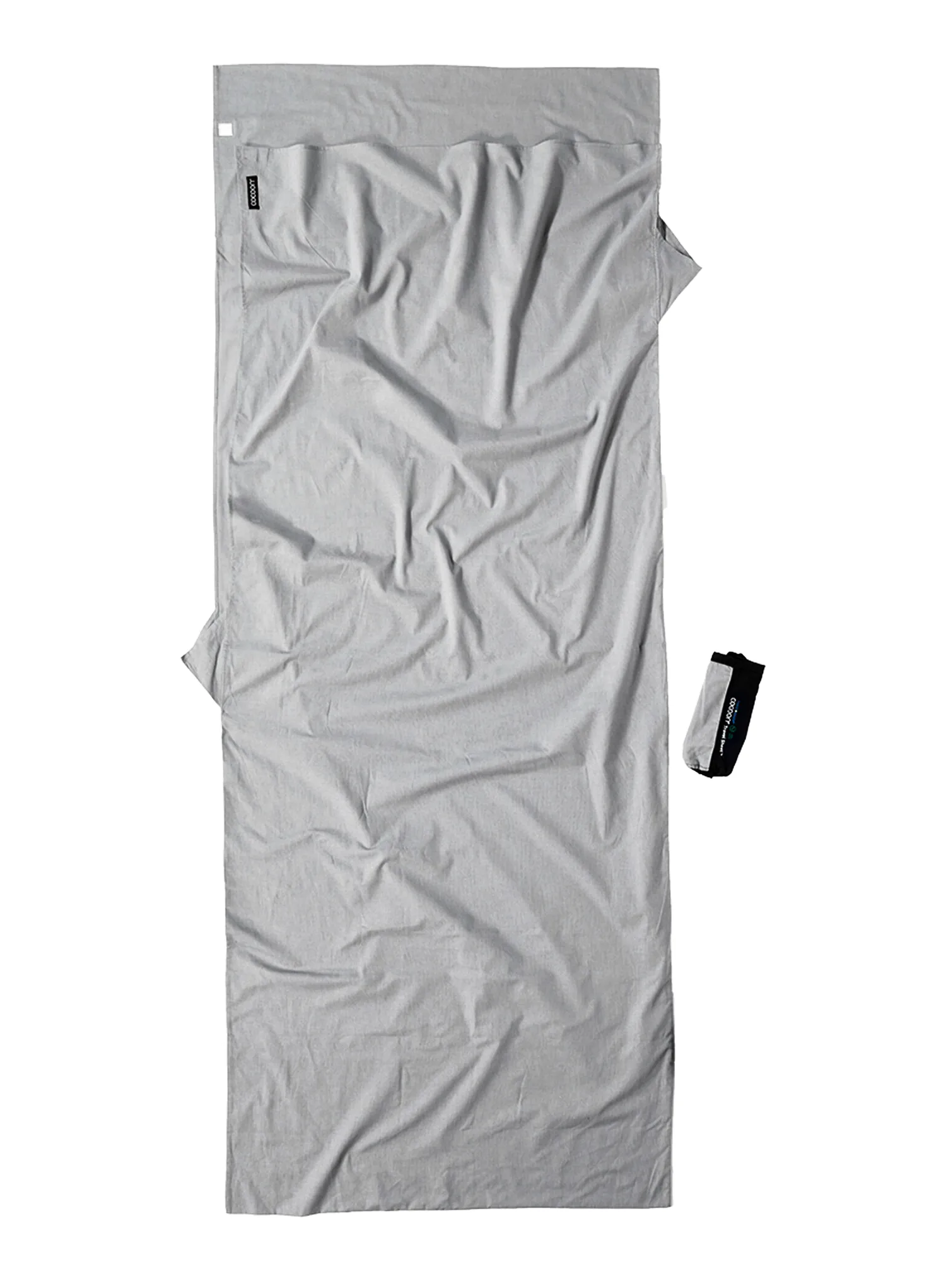 Vložek za spalno vrečo Cocoon TravelSheet - Insect Shield - Cotton - safari grey