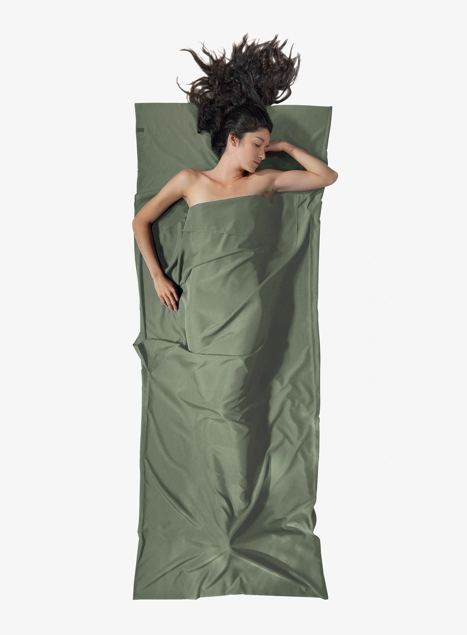 Vložek za spalno vrečo Cocoon TravelSheet - Lyocell - eucalyptus green