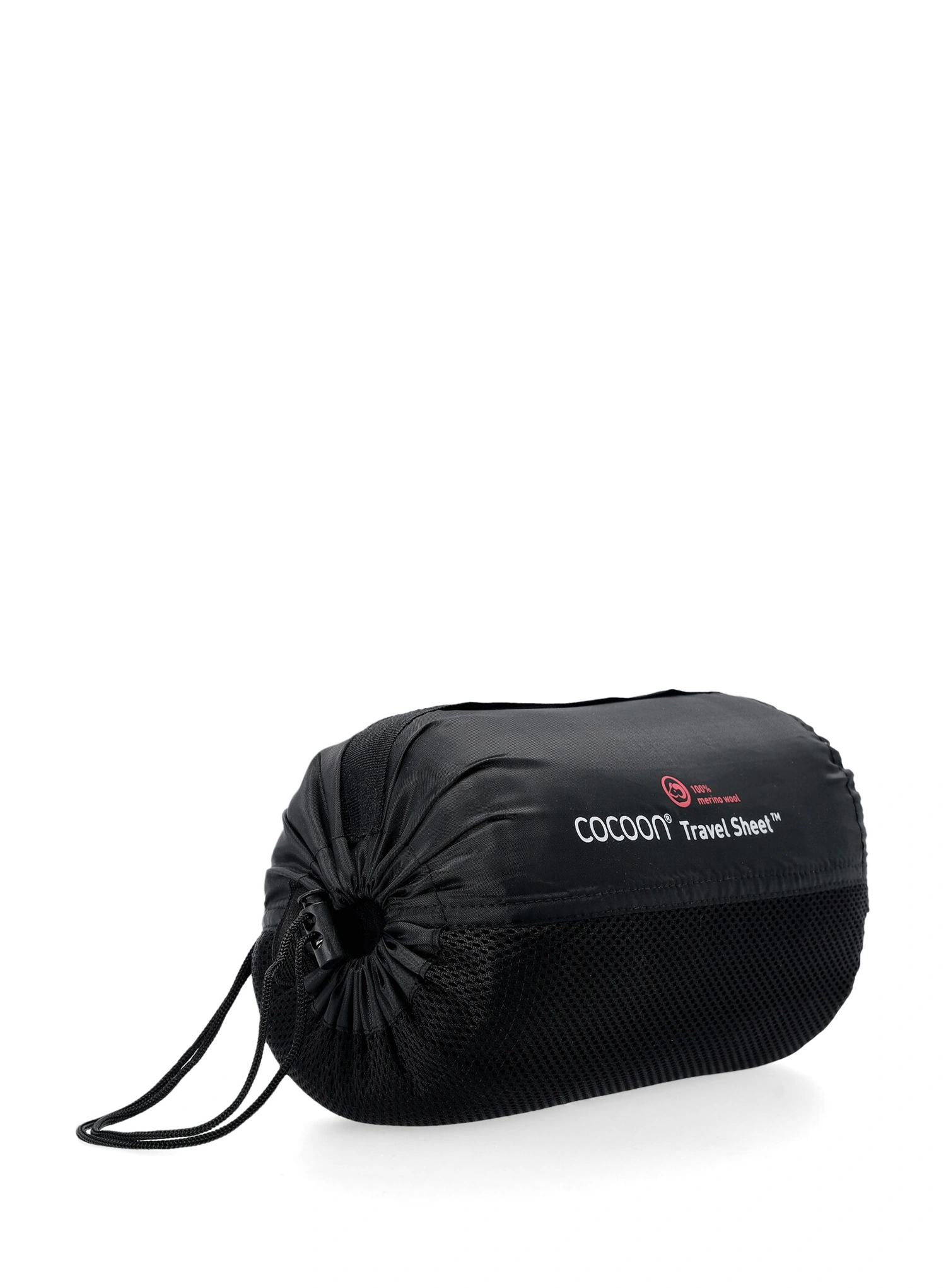 Vložek za spalno vrečo Cocoon TravelSheet - Merino Wool - black