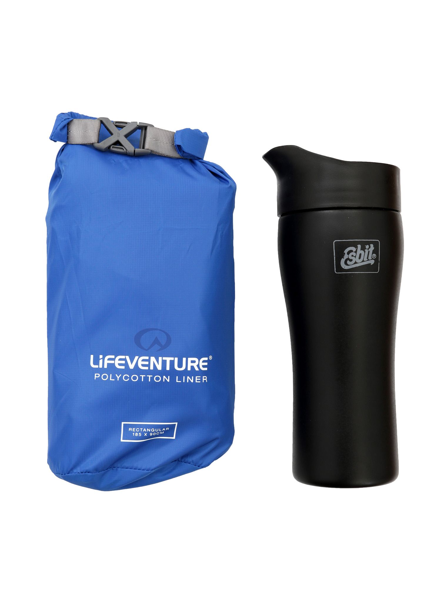 Vložek za spalno vrečo Lifeventure Polycotton Liner Rectangular - navy