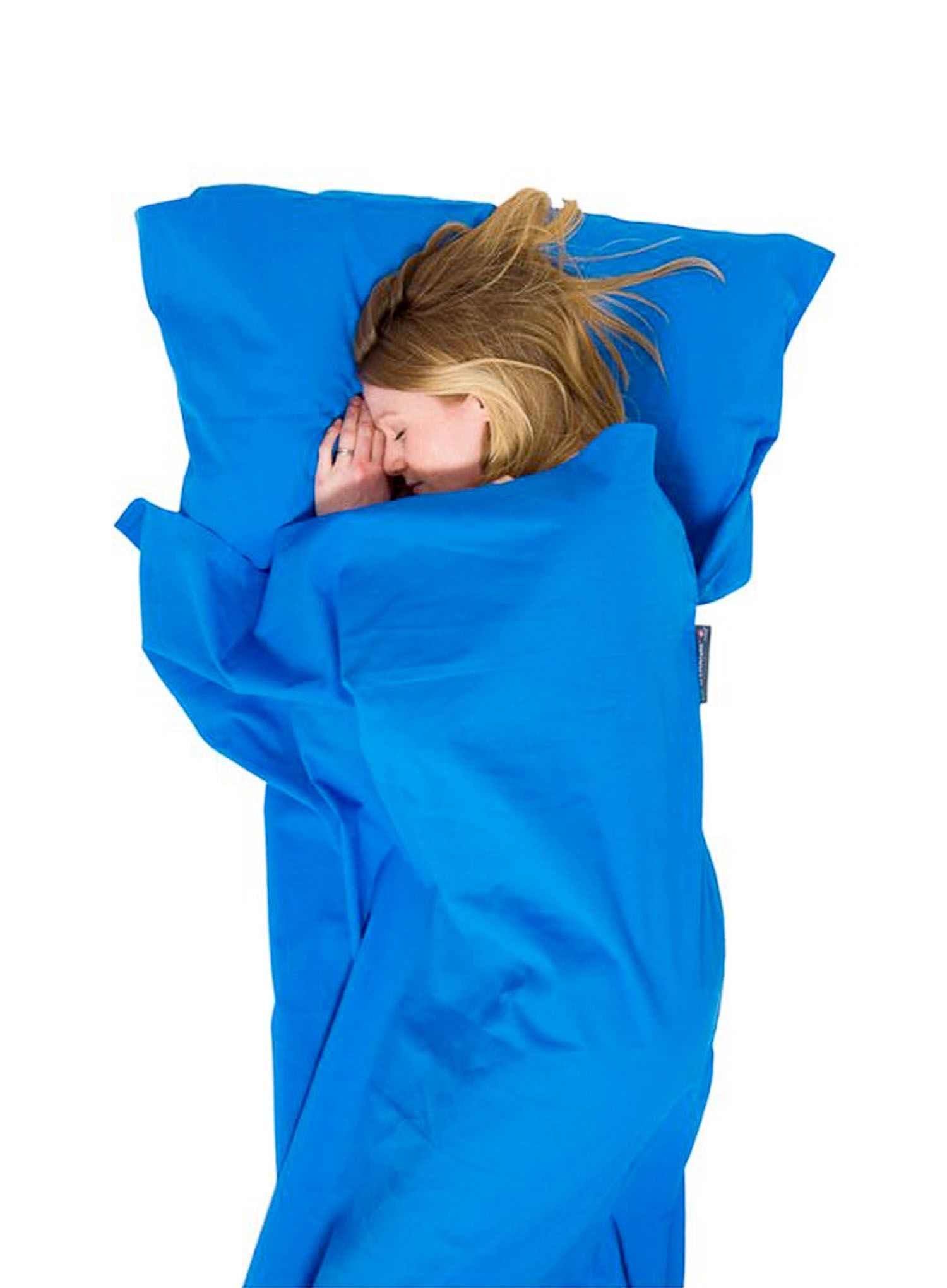 Vložek za spalno vrečo Lifeventure Cotton Sleeping Bag Liner Rectangular - blue