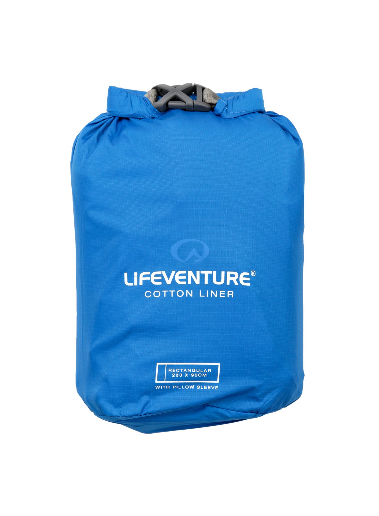 Vložek za spalno vrečo Lifeventure Cotton Sleeping Bag Liner Rectangular - blue
