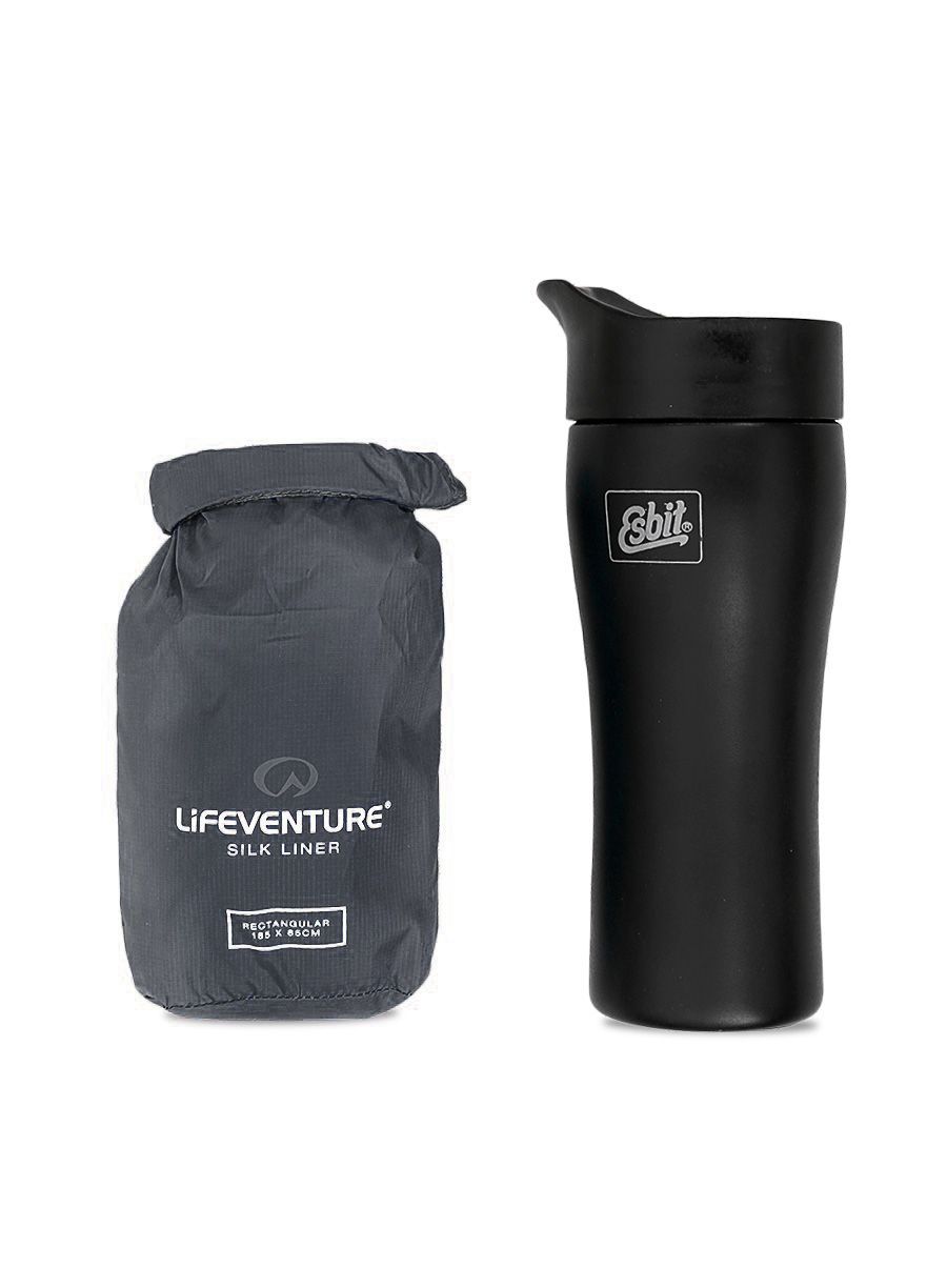 Vložek za spalno vrečo Lifeventure Silk Liner Rectangular - grey