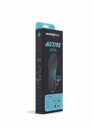 Vložki za čevlje Superfeet Active Cushion High Arch - green