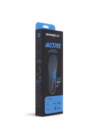 Vložki za čevlje Superfeet Active Cushion Medium Arch - blue