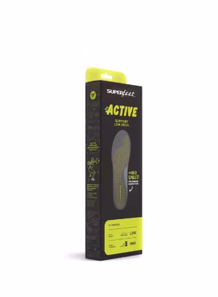 Vložki za čevlje Superfeet Active Support Low Arch V2 - carbon