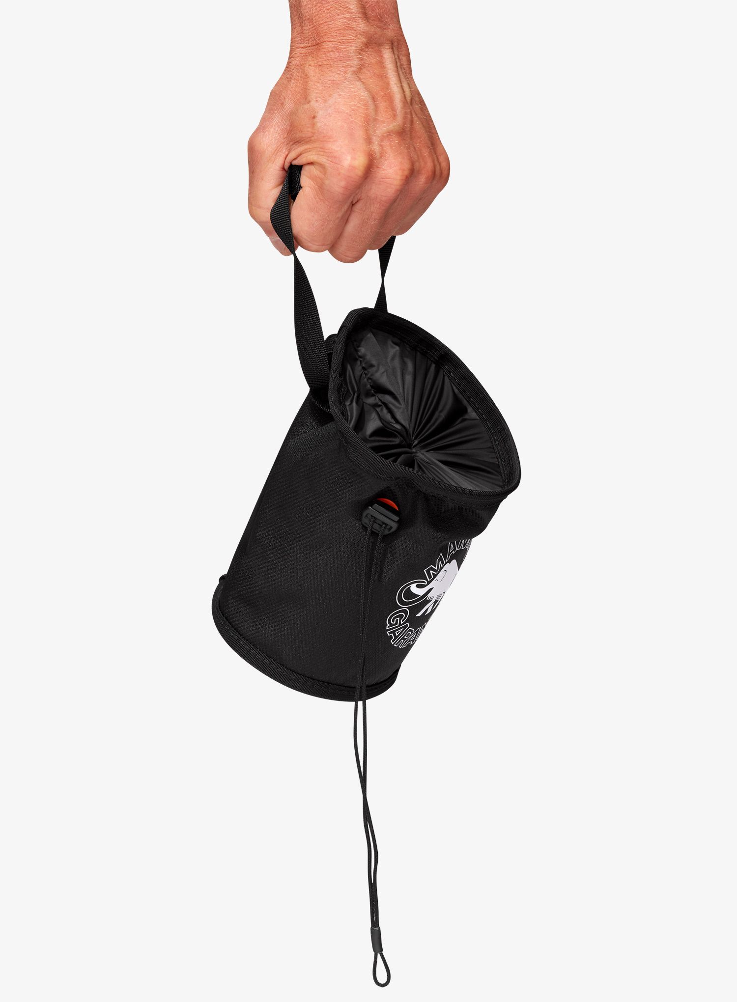 Vrečka za magnezij Mammut Gym Print Chalk Bag  - black