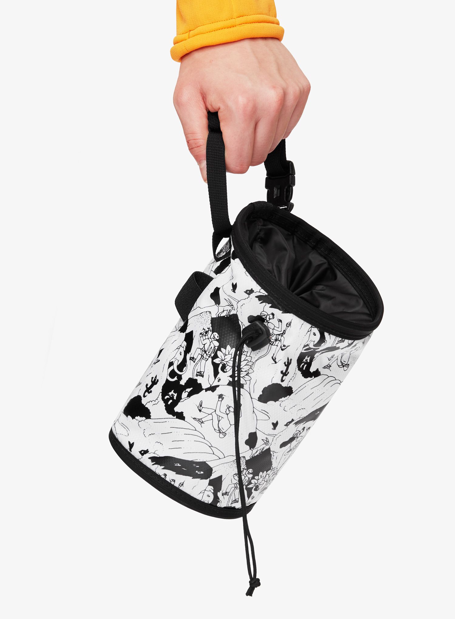 Vrečka za magnezij Mammut Gym Print Chalk Bag  - climbing scene