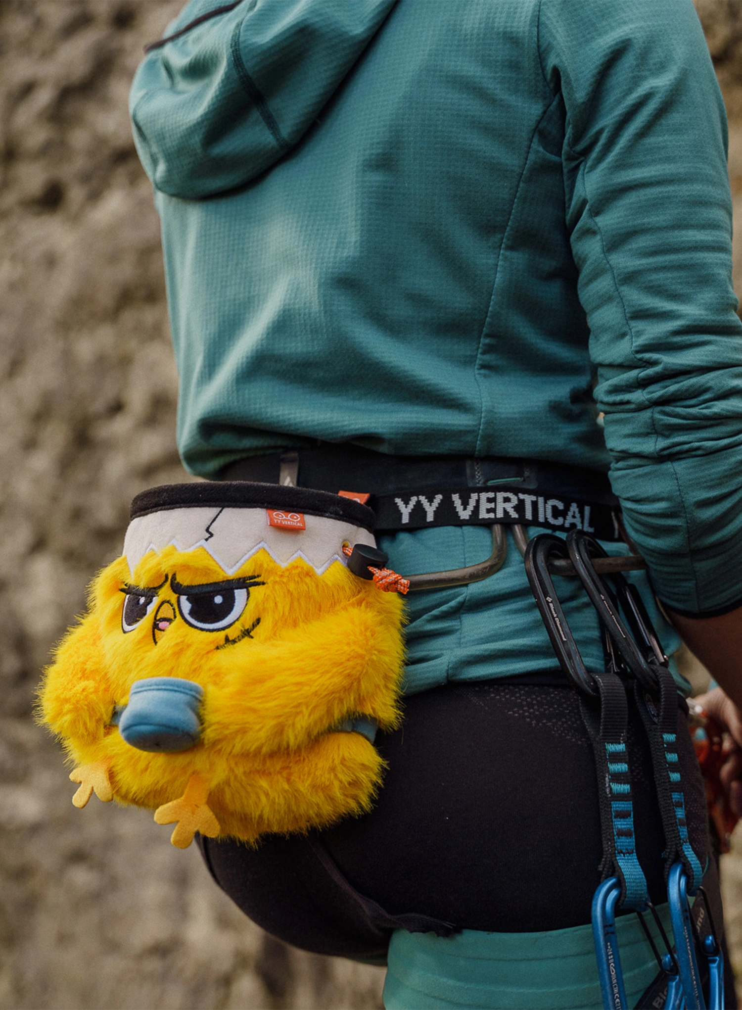Vrečka za magnezij Y&Y Vertical Chalk Bag - chick