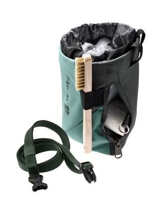 Vrečka za magnezij Deuter Gravity Chalk Bag II M - jade/ivy