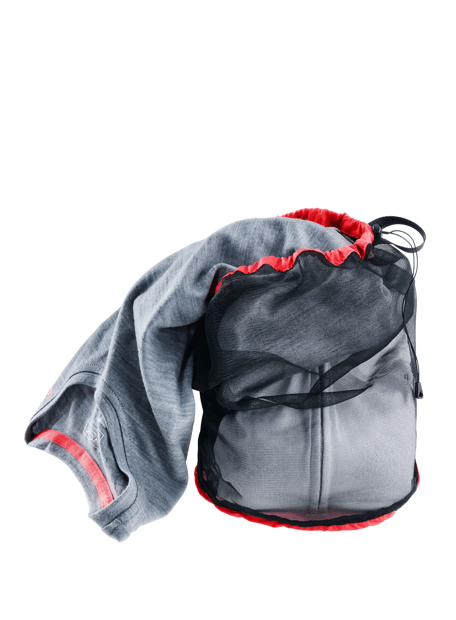 Vreča za opremo Deuter Mesh Sack 5 - cherry/black