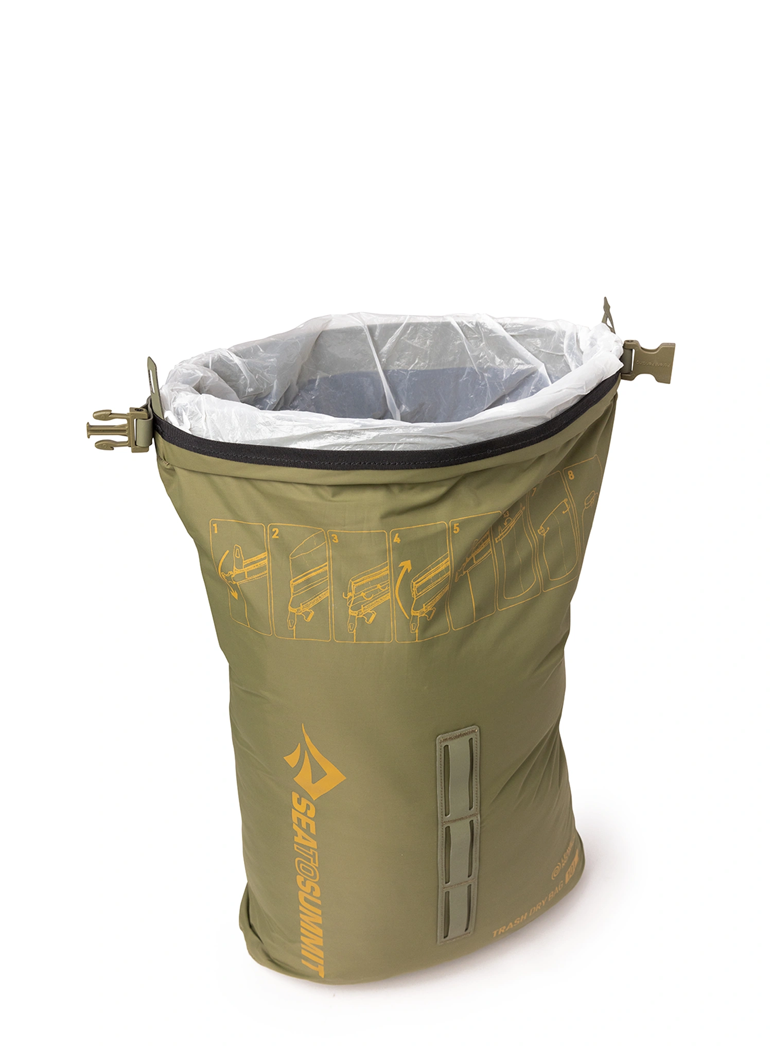 Vrečka za smeti Sea to Summit Trash Dry Bag 10l - burnt olive
