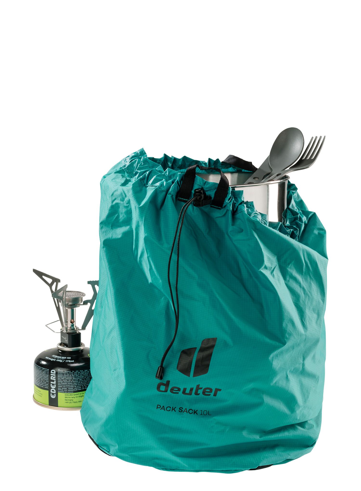 Vreča za opremo Deuter Pack Sack 10 - petrol