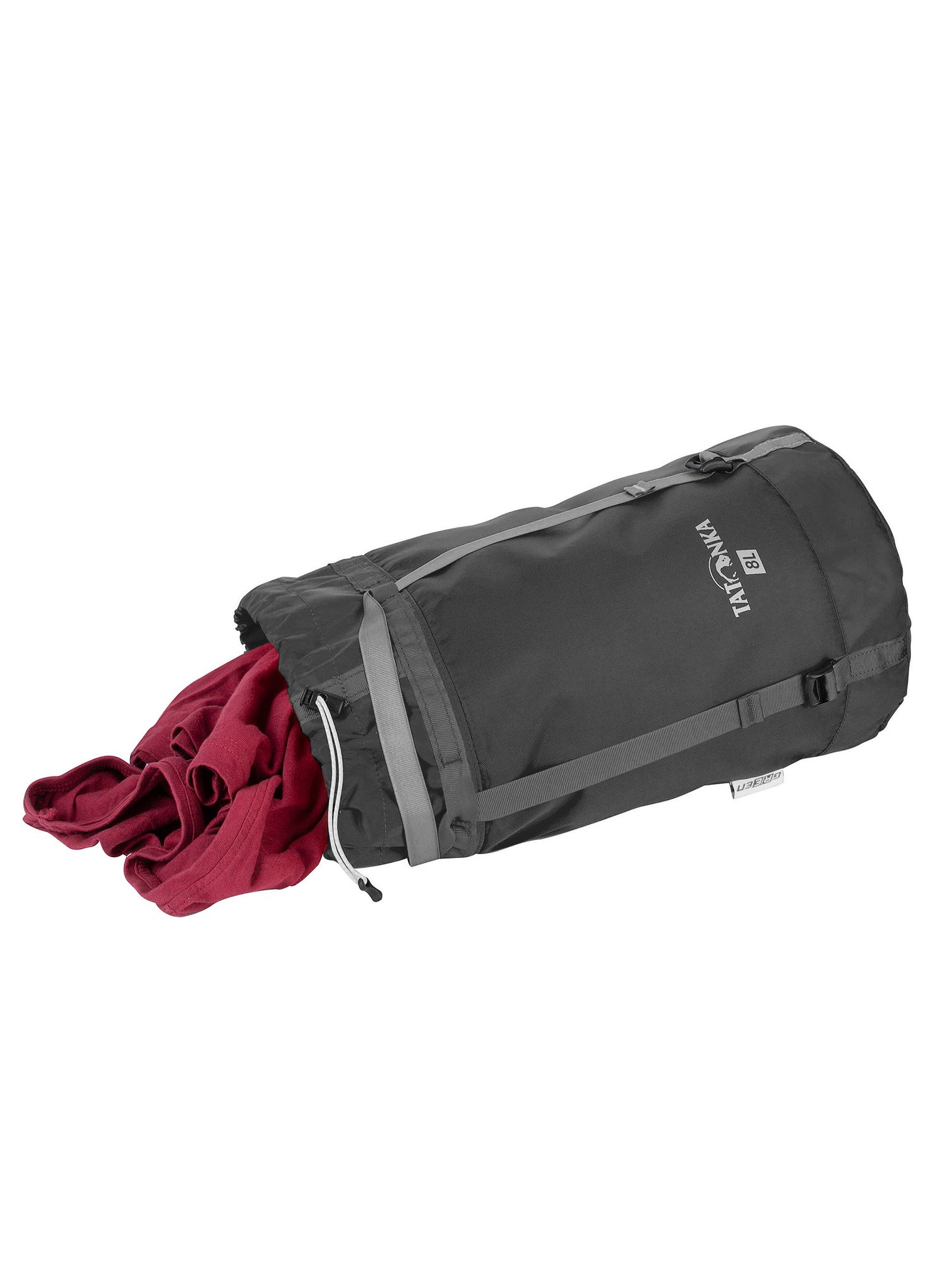 Kompresijska vreča Tatonka Compression Sack 8L - black