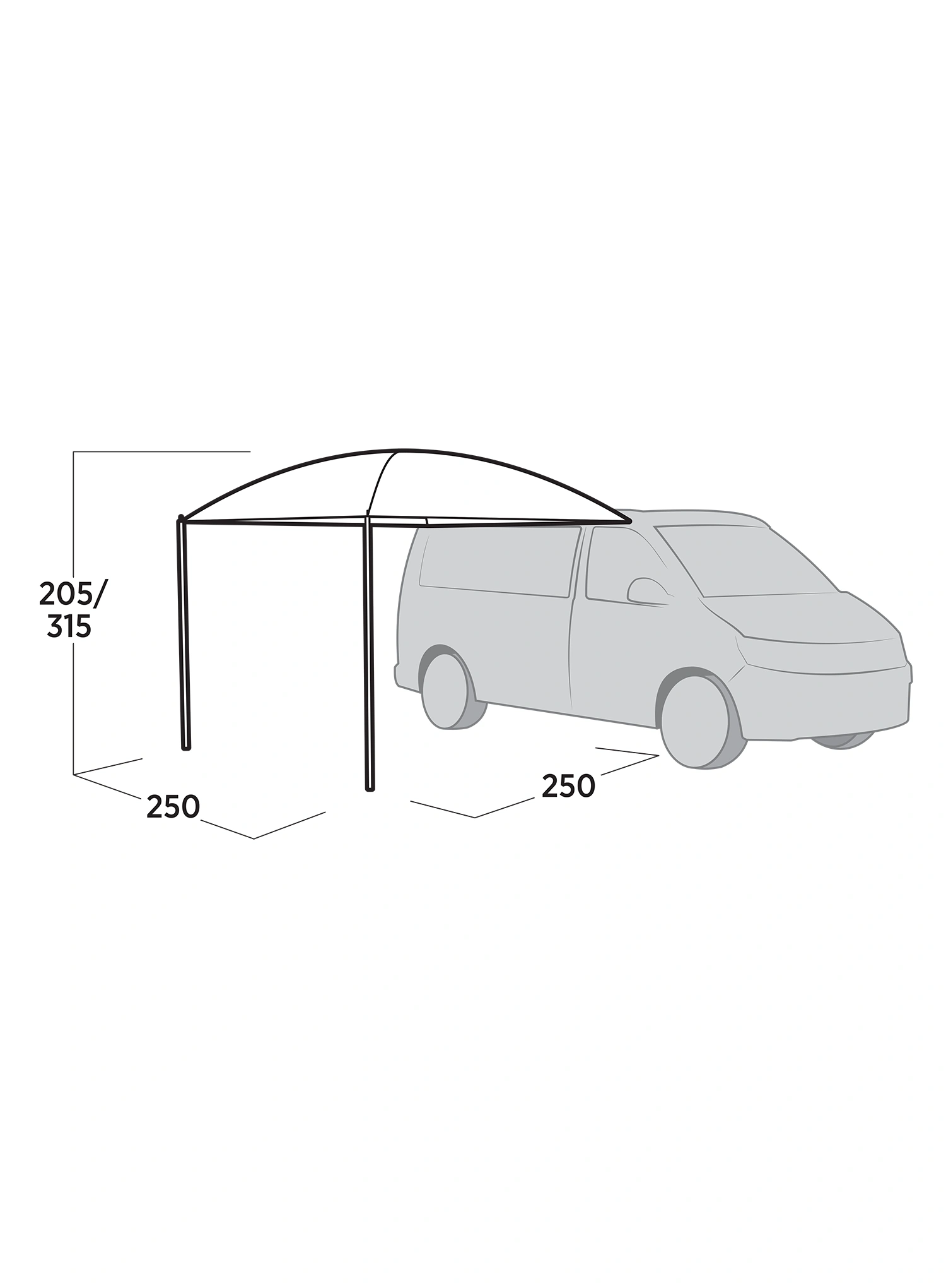 Nadstrešek Easy Camp Stryn Canopy