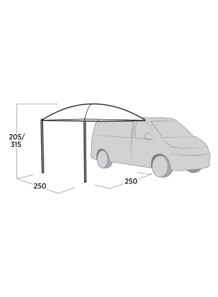 Nadstrešek Easy Camp Stryn Canopy