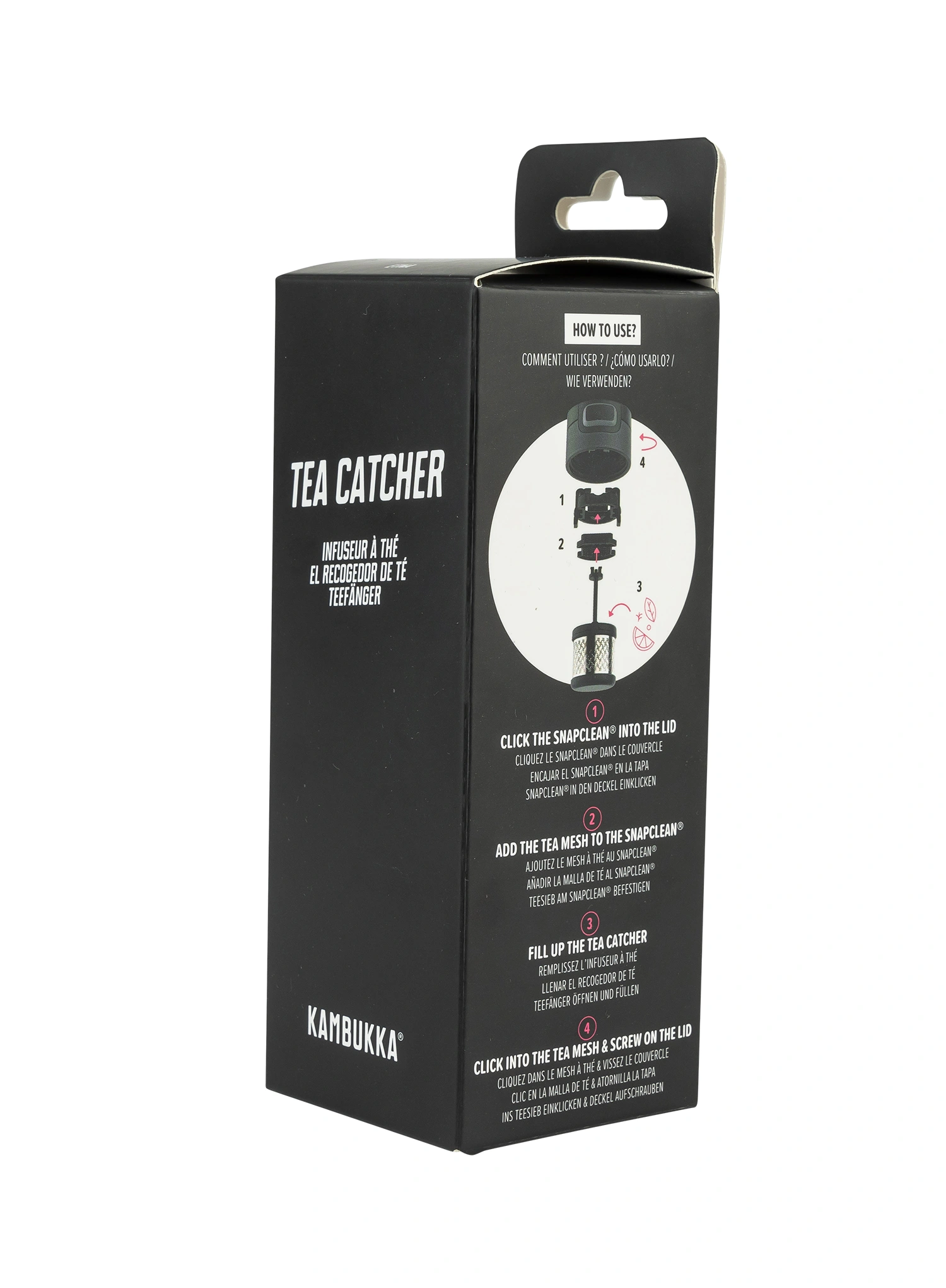 Filter za čaj Kambukka Tea Catcher - black