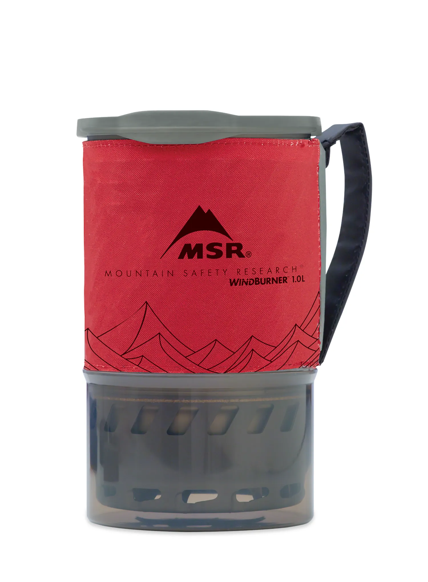 Komplet za kuhanje MSR WindBurner 1.0L Personal Stove System - red