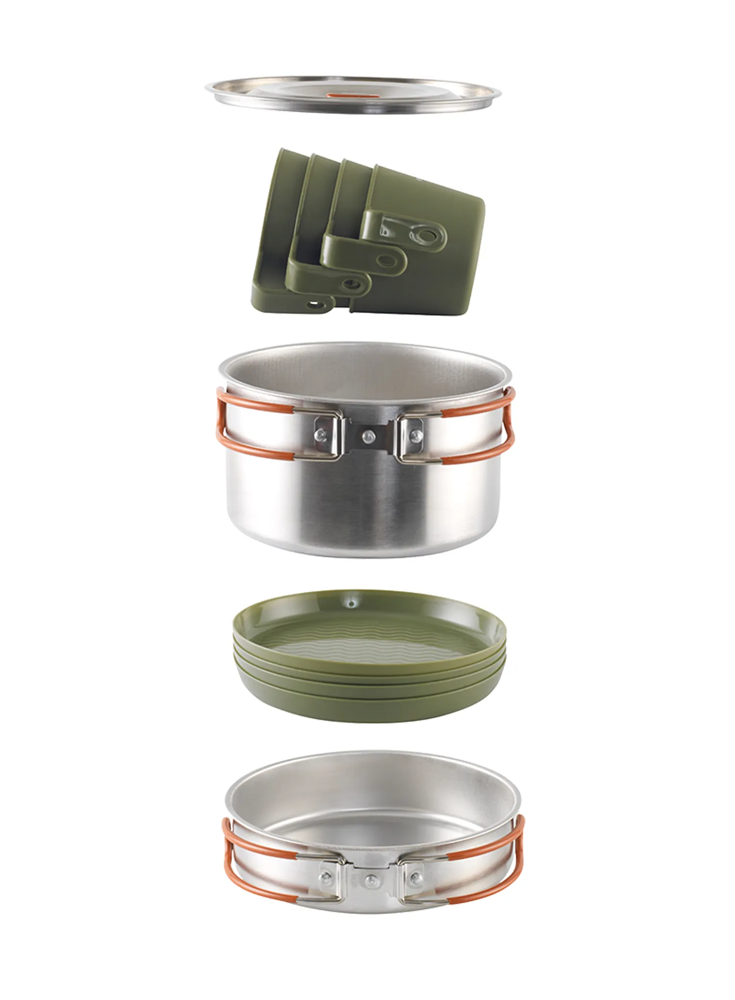 Komplet za kuhanje Easy Camp Moss 4 Cook Set