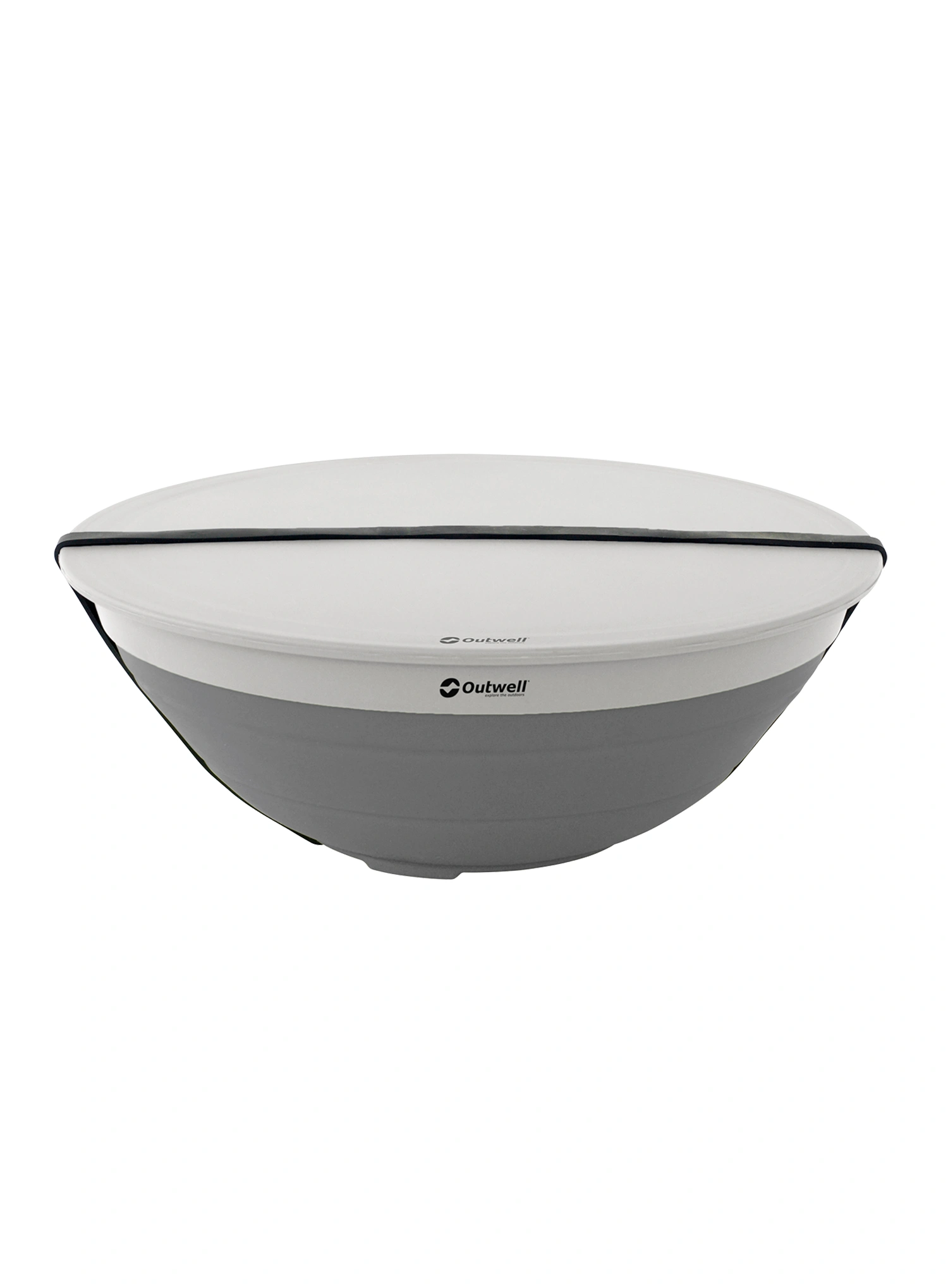 Komplet posode Outwell Collaps Bowl & Colander Set - grey mist