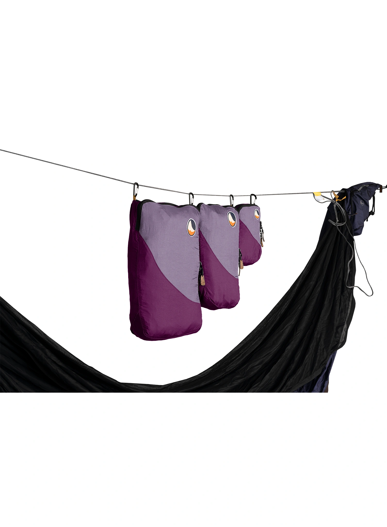 Komplet organizatorjev Ticket To The Moon Travel Cube Set - plum/lavender