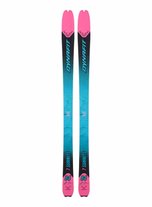 Turne smuči komplet Dynafit Seven Summits+ Ski Set - flamingo/reef