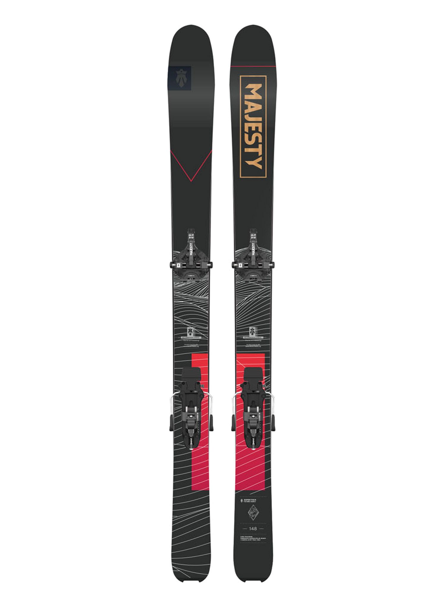 Turne smuči komplet Majesty Supertour + C-Crest 10 148cm