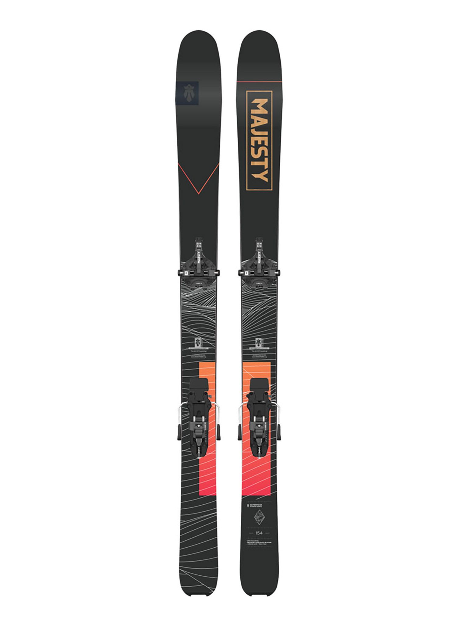 Turne smuči komplet Majesty Supertour + C-Crest 10 154cm