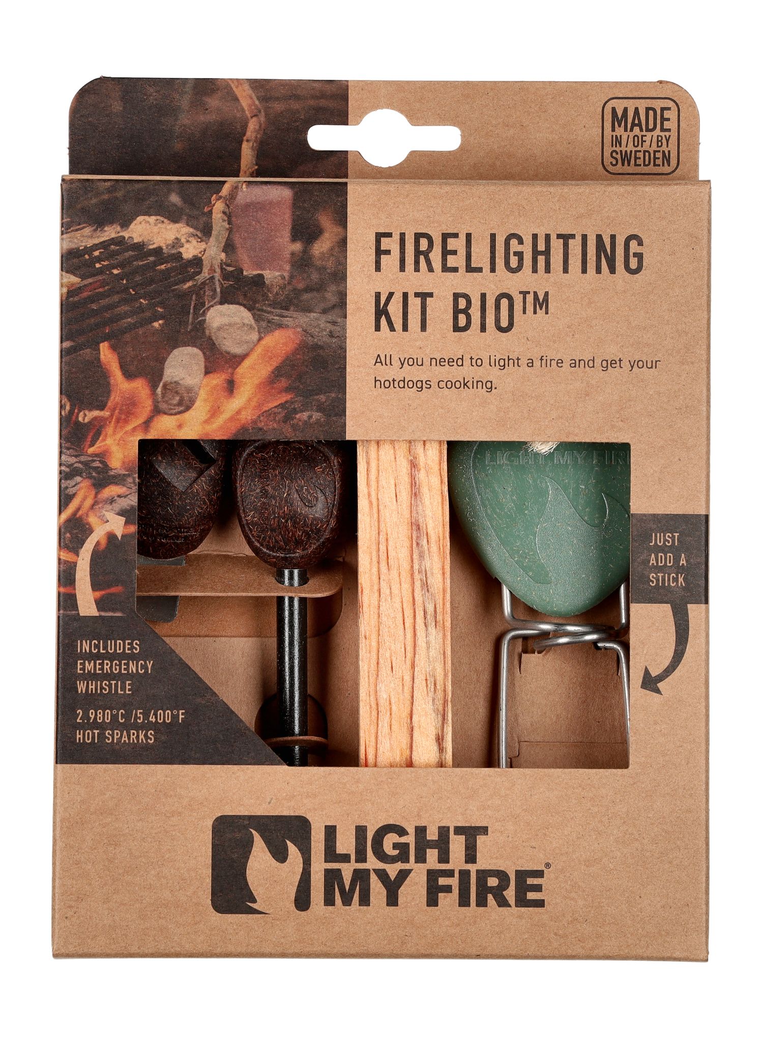 Pohodniški komplet Light My Fire Lighting Kit Bio - sandy green/cocoshell