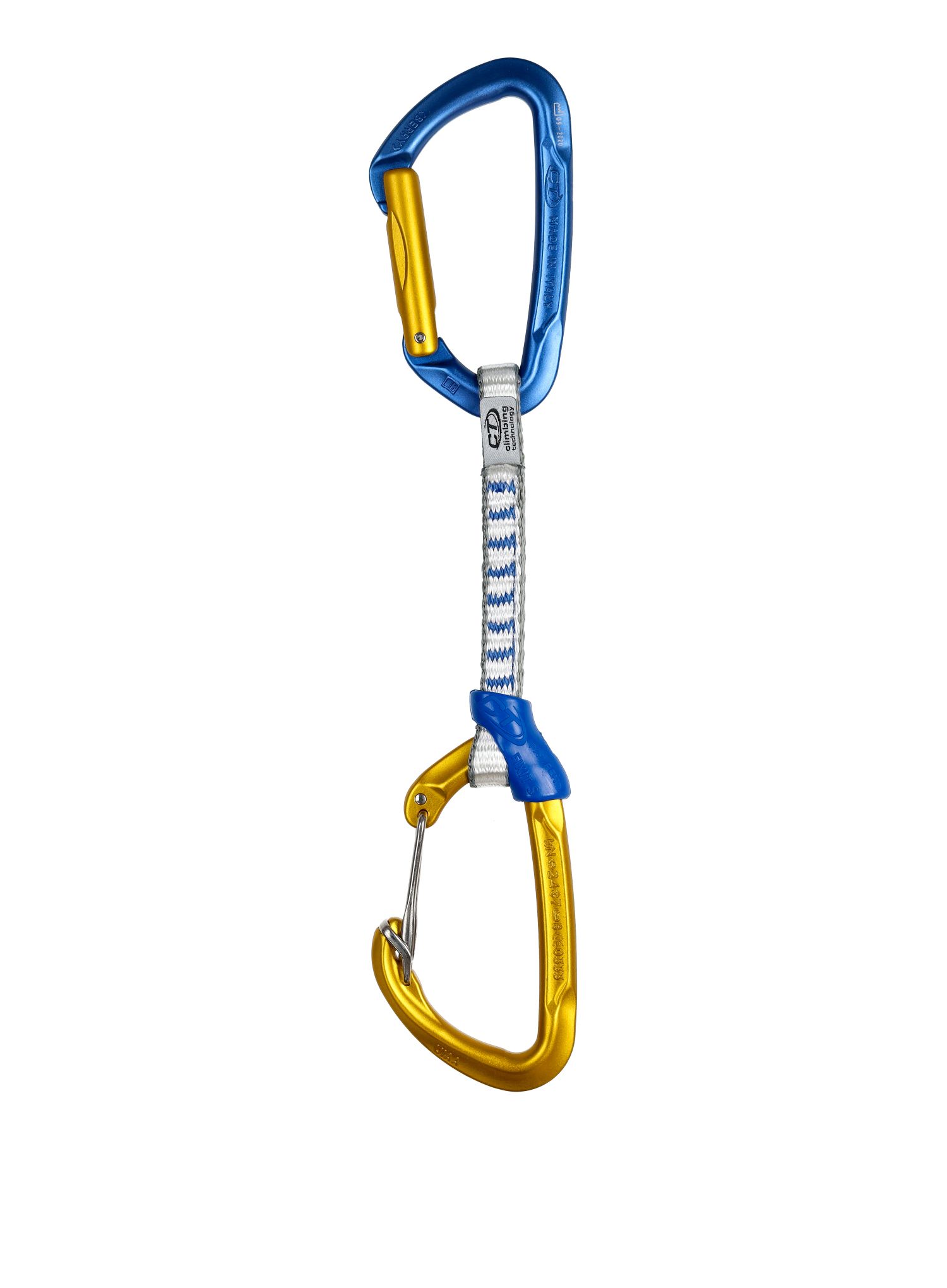 Sistem vponk Climbing Technology/SKYLOTEC Berry Set DY 12 cm - 6 pack - blue/ocher