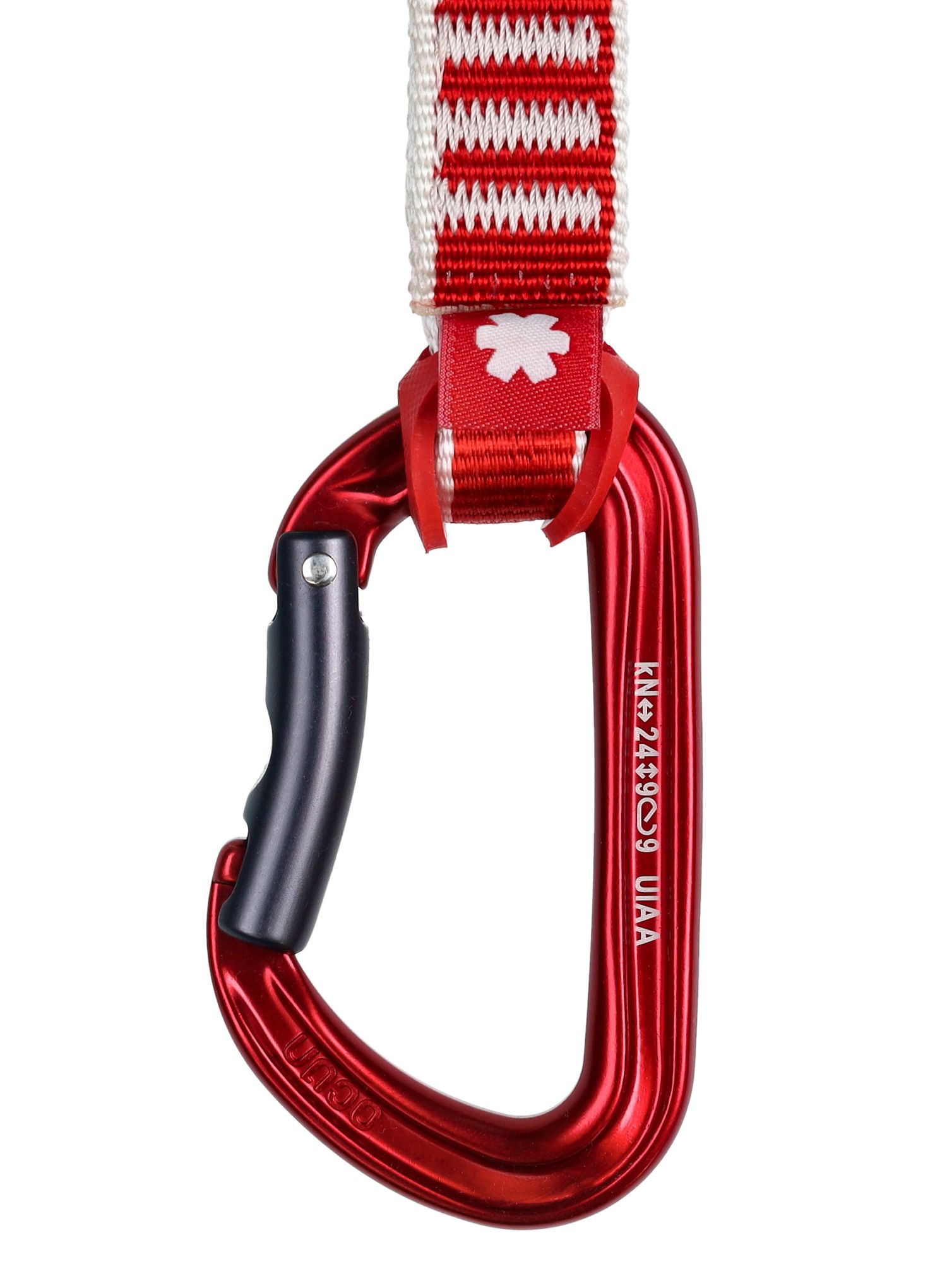 Sistem vponk Ocun Hawk QD Zoom PA 15/22 12 cm 5-pack - red