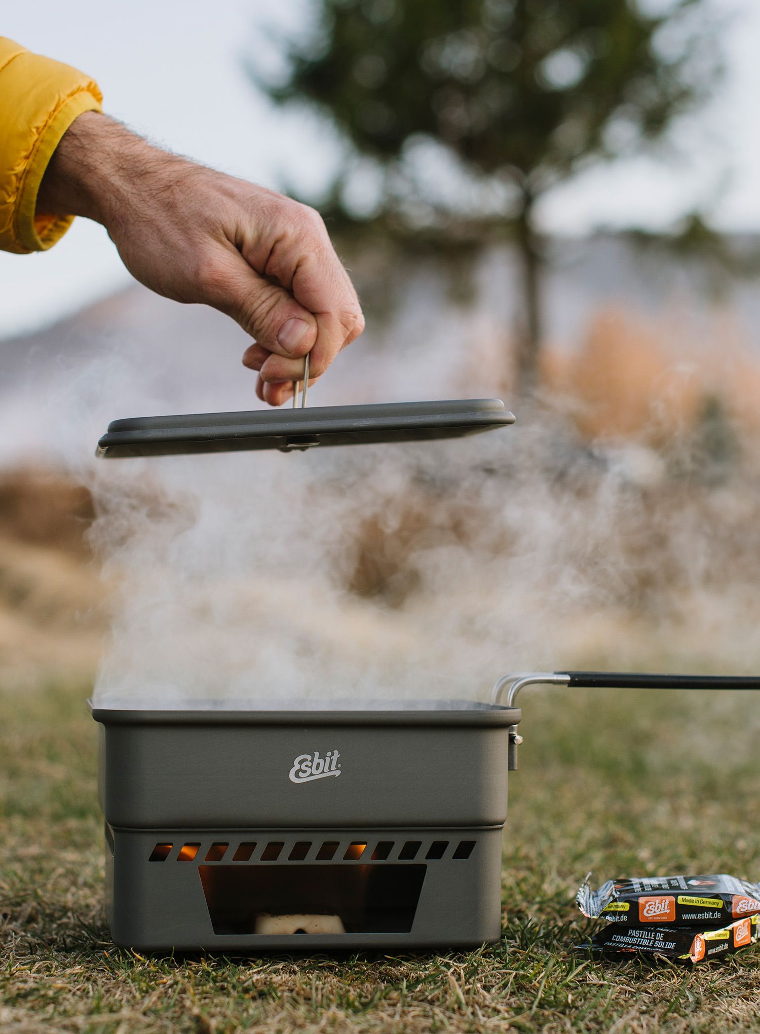 Komplet Esbit Solid Fuel Cookset 1100ml